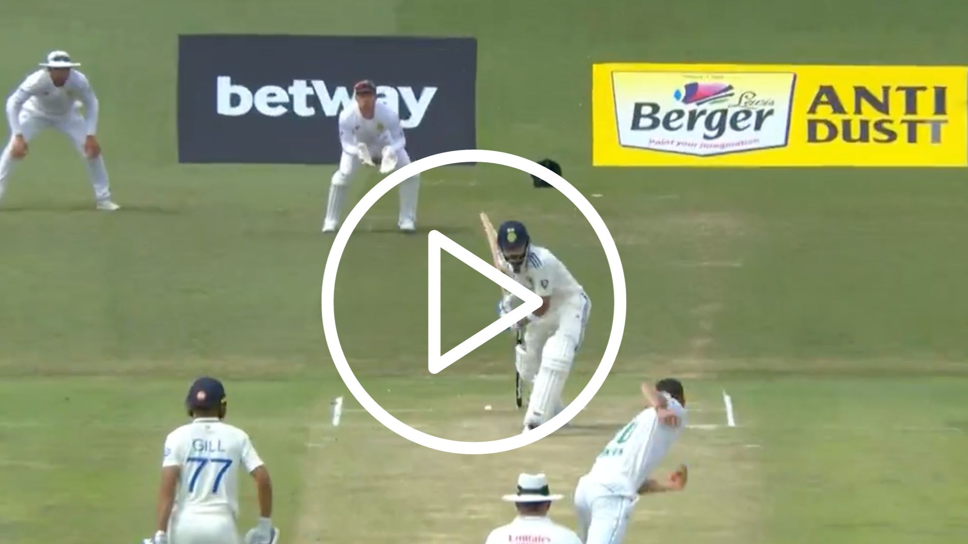 [Watch] Virat Kohli Opens Account With 'Gorgeous' Straight Drive Off Jansen